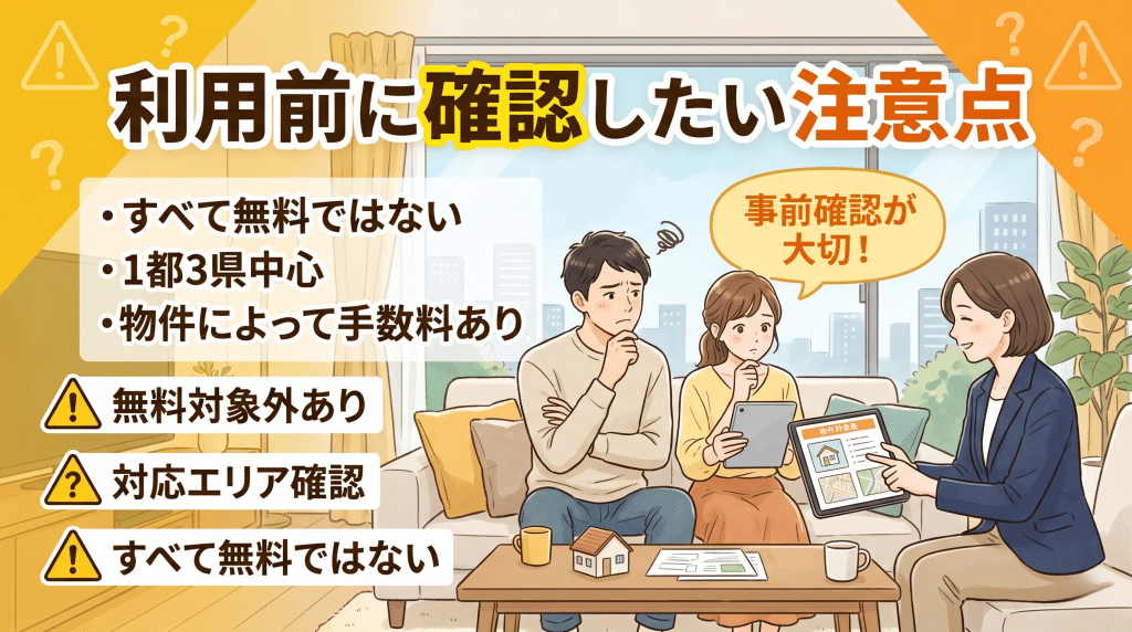 バーティスホーム利用時の注意点