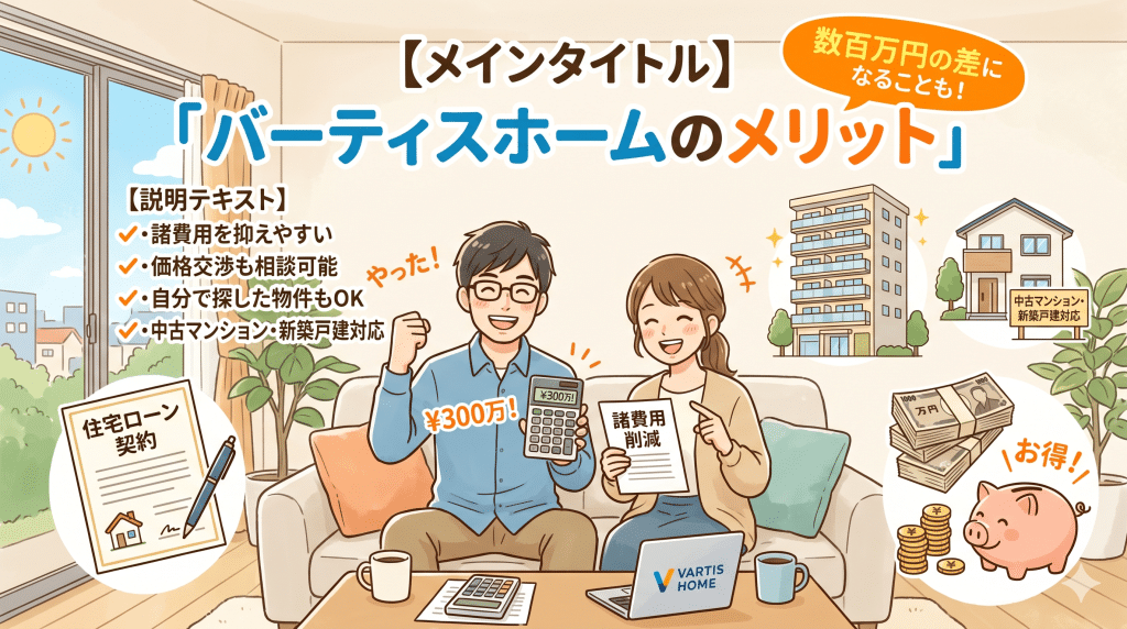 バーティスホームのメリット
